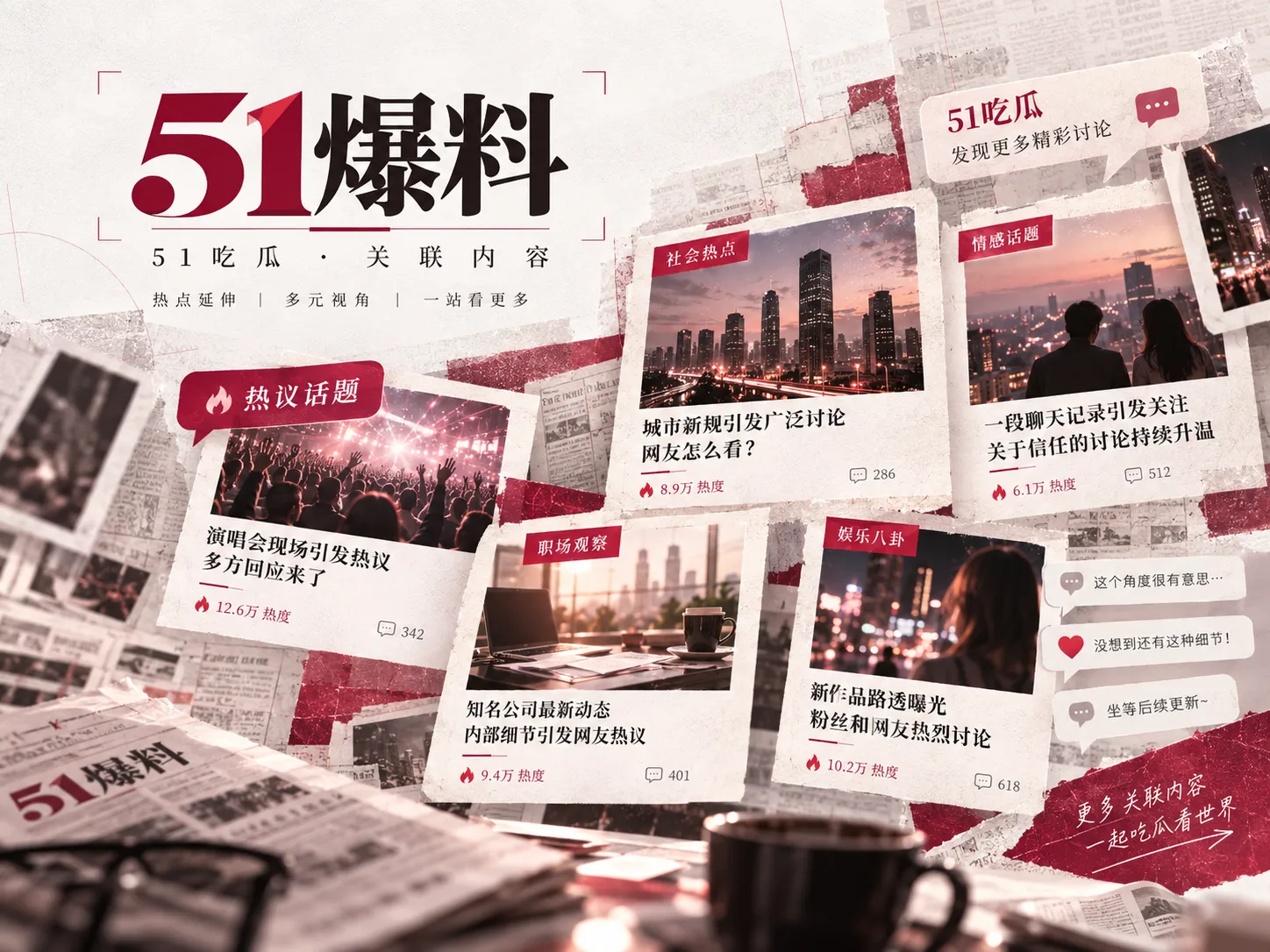 网络话题相关内容配图